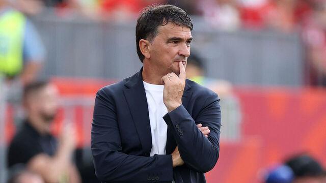 TORONTO, ONTARIO - JULY 02: Zlatko Dalic, Head Coach of Croatia, during the FIFA World Cup 2026 Round Of 32 match between Portugal and Croatia at Toronto Stadium on July 02, 2026 in Toronto, Ontario.