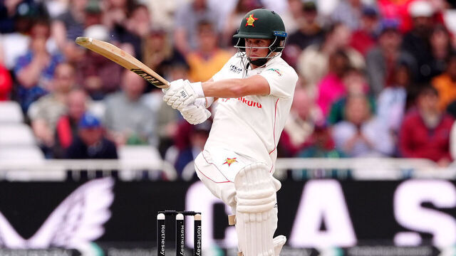 Zimbabwe's Ben Curran batting on day three of the Rothesay International test match at Trent Bridge, Nottingham. Picture date: Saturday May 24, 2025.