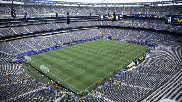 NEW JERSEY, USA - JUNE 25: General view of New Jersey Stadium (MetLife Stadium) before the Group E match of the FIFA World Cup 2026 between Germany and Ecuador in East Rutherford, New Jersey, USA, on June 25, 2026.