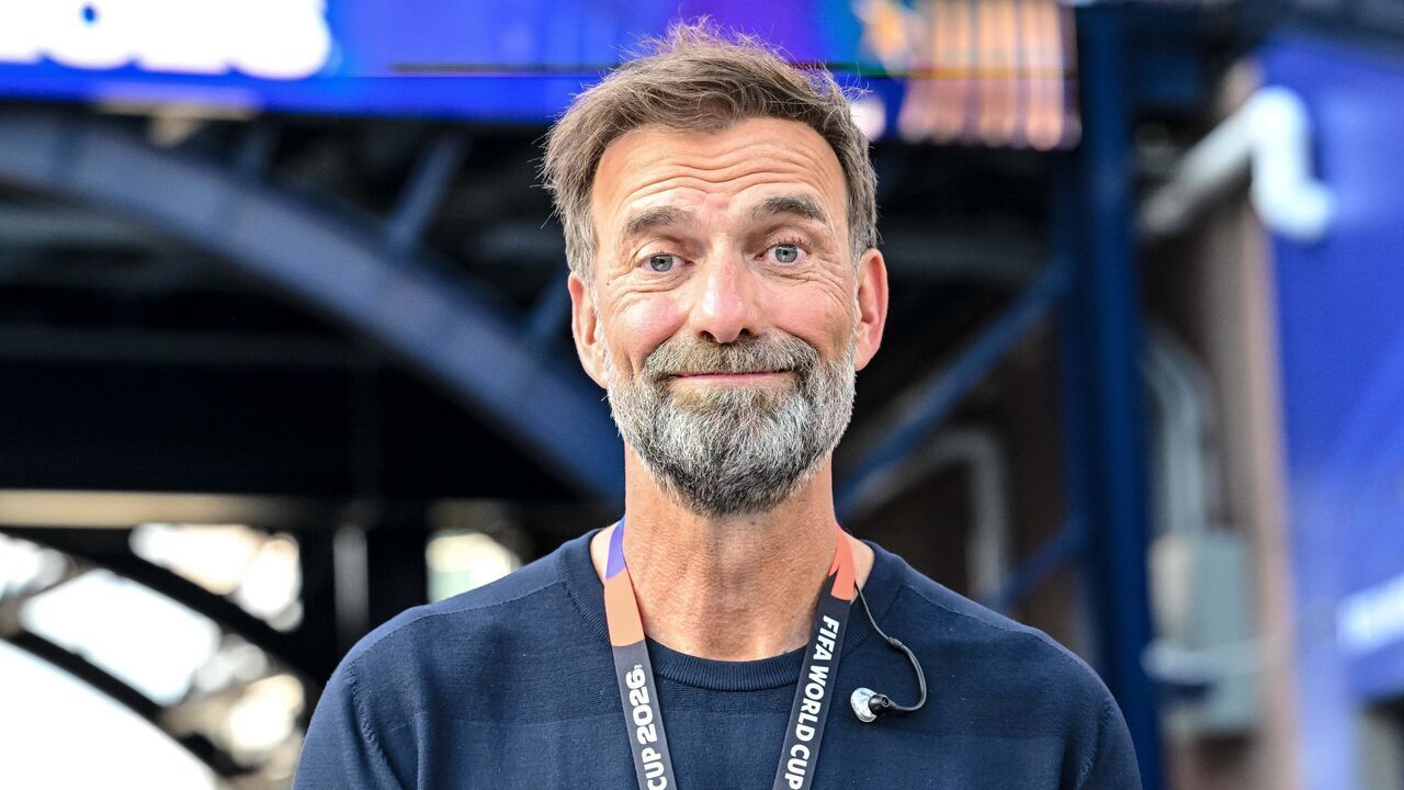 Foxborough, United States - July 9: Juergen Klopp looks on during the FIFA World Cup 2026 Quarter Final match between France and Morocco at Boston Stadium on July 9, 2026 in Foxborough, United States.