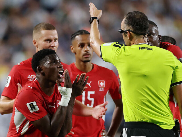 Switzerland fuming after Embolo sent off vs. Argentina for