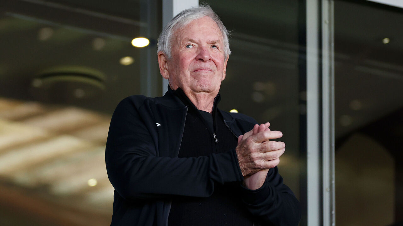 BOURNEMOUTH, ENGLAND - MARCH 30: Bill Foley, Owner of AFC Bournemouth, looks on prior to the Premier League match between AFC Bournemouth and Everton FC at Vitality Stadium on March 30, 2024 in Bournemouth, England.