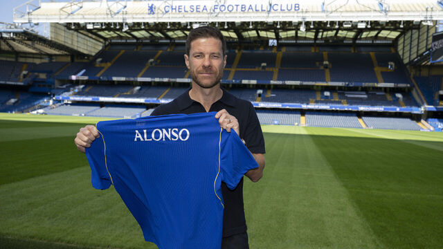 LONDON, ENGLAND - JULY 13: Manager Xabi Alonso of Chelsea at Stamford Bridge on July 13, 2026 in London, United Kingdom.