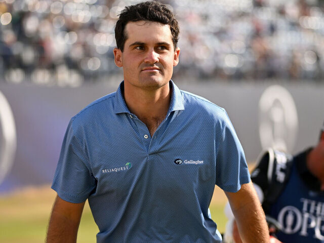 Suber's electric finish grabs lead in debut at The Open