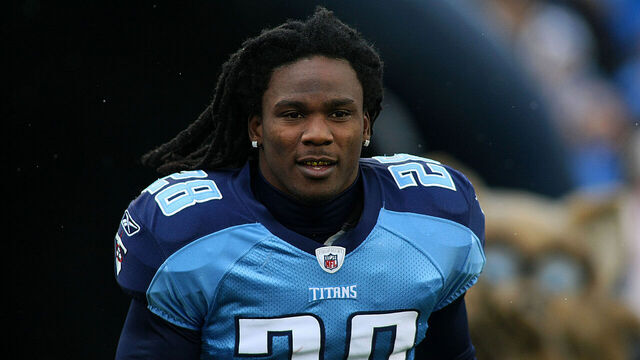 December 5 2010: Tennessee Titans runningback Chris Johnson (28) during player introductions. The Jacksonville Jaguars defeated the Tennessee Titans 17-6 at LP Field in Nashville, Tn.