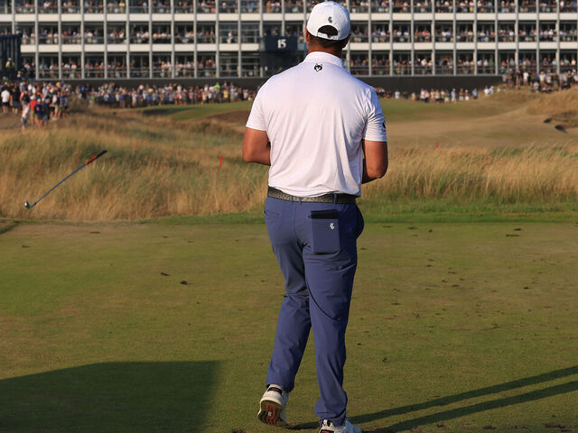 Rahm gets conduct warning after throwing club