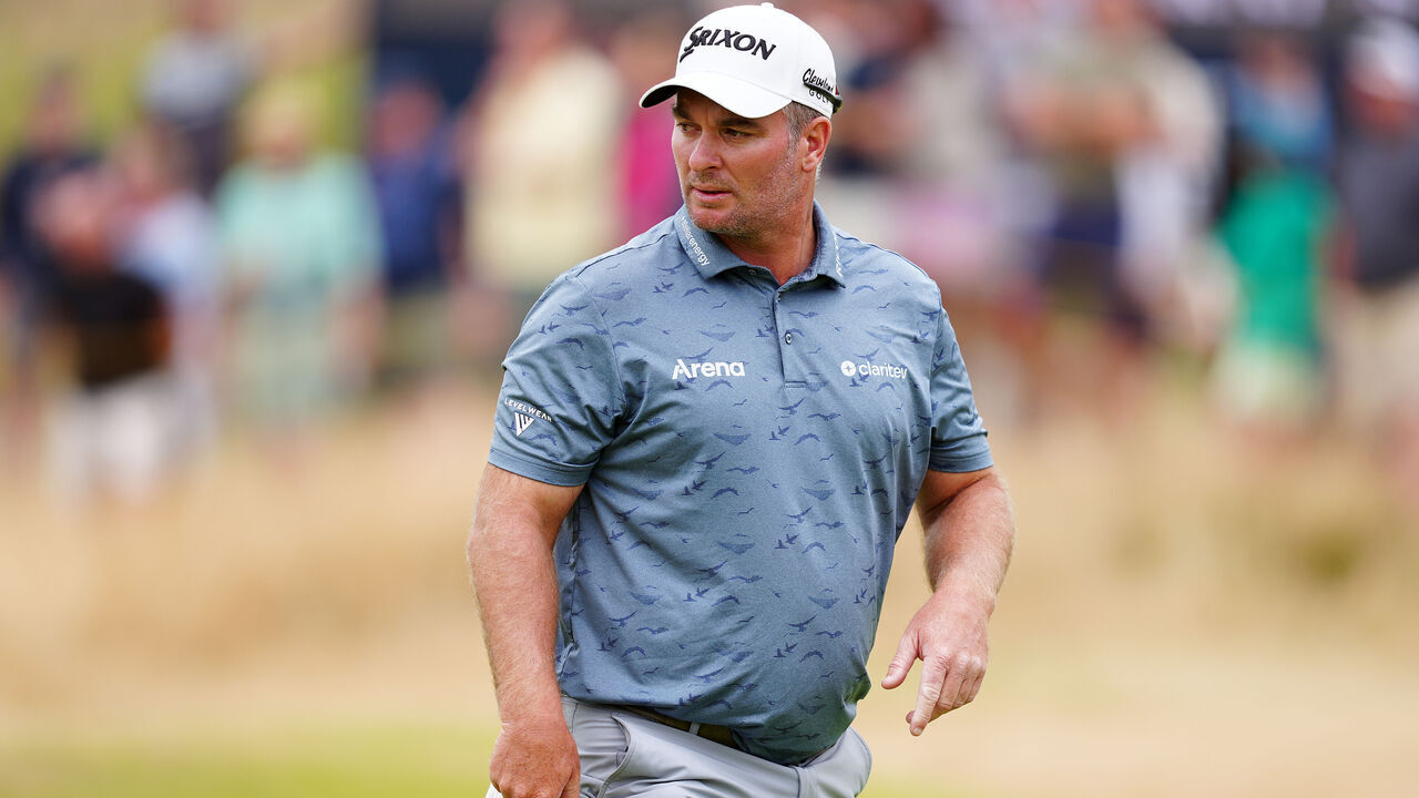 Ryan Fox of New Zealand on the 13th green during day three of The 154th Open Championship at Royal Birkdale in Southport. Picture date: Saturday July 18, 2026.