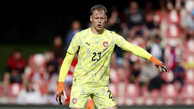 PRAGUE, CZECH REPUBLIC - MAY 31: Lukas Hornicek of Czech Republic during the International Friendly match between Czech Republic v Kosovo at the Generali Arena on May 31, 2026 in Prague Czech Republic