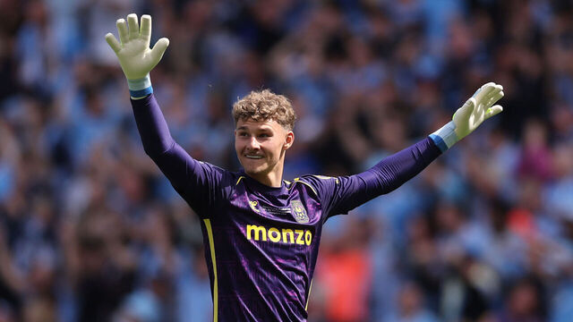 COVENTRY, ENGLAND - APRIL 26: Carl Rushworth of Coventry City during the Sky Bet Championship match between Coventry City and Wrexham AFC at The Coventry Building Society Arena on April 26, 2026 in Coventry, England.