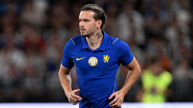 HONG KONG, CHINA - AUGUST 05: Mykhailo Mudryk of Chelsea enters the pitch as a substitute during the Pre-Season Friendly match between Chelsea and Juventus at Kai Tak Sports Park on August 05, 2026 in Hong Kong, China.