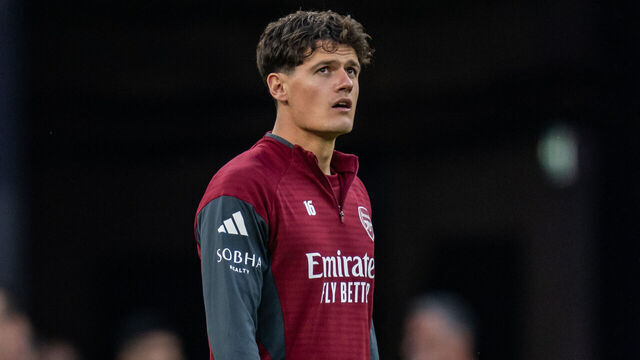 BUDAPEST, HUNGARY - MAY 29: Christian Noergaard of Arsenal looks on during the training session/press conference one day ahead of the UEFA Champions League 2026 Final at Puskas Arena on May 29, 2026 in Budapest, Hungary.
