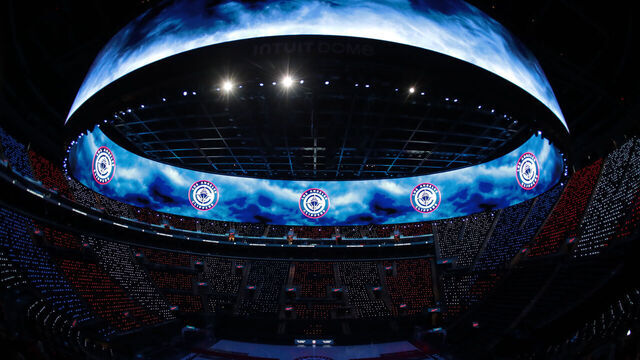 INGLEWOOD, CA - JULY 19: A view of Halo Board inside the Intuit Dome, the Los Angeles Clippers new arena, during a press preview on July 19, 2024 in Inglewood, California.