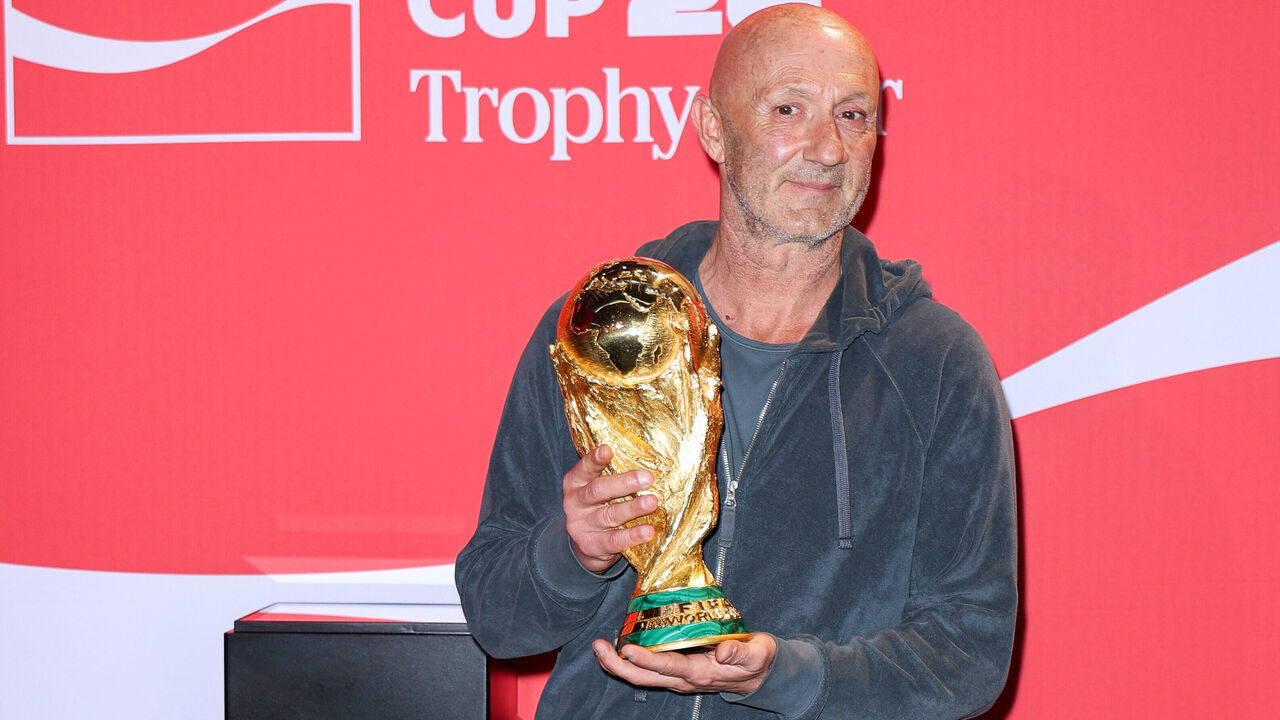 PARIS, FRANCE - FEBRUARY 10: Fabien Barthez attends the "FIFA World Cup™ Trophy Tour By Coca-Cola" Photocall at Adidas Home Of Sport on February 10, 2026 in Paris, France.