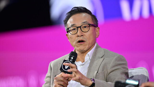 PARIS, FRANCE - JUNE 18: Joe Tsai, Co-founder and Chairman Alibaba, speaks the 10th edition of the Viva Technology startup and innovation fair at the Paris Expo Porte de Versailles exhibition center in Paris, France, on June 18, 2026.