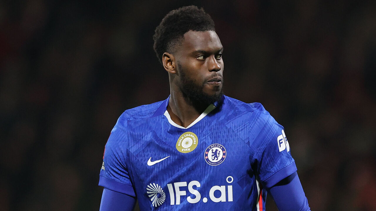 WREXHAM, WALES - MARCH 07: Benoit Badiashile of Chelsea during the Emirates FA Cup Fifth Round match between Wrexham and Chelsea on March 07, 2026 in Wrexham, Wales.