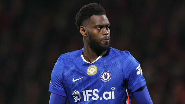 WREXHAM, WALES - MARCH 07: Benoit Badiashile of Chelsea during the Emirates FA Cup Fifth Round match between Wrexham and Chelsea on March 07, 2026 in Wrexham, Wales.