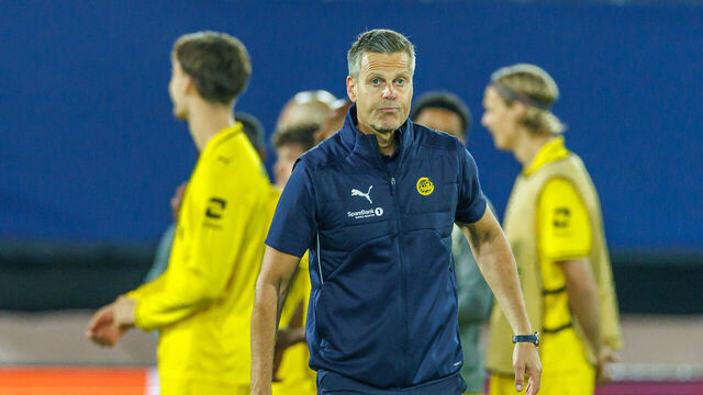 Nijmegen, Netherlands - August 19: head coach Kjetil Knutsen of FK Bodo/Glimt looks on during the UEFA Europa League 2026/27 third qualifying round second leg match between NEC Nijmegen and FK Bodo/Klimt at Goffertstadium on August 19, 2026 in Nijmegen, Netherlands.