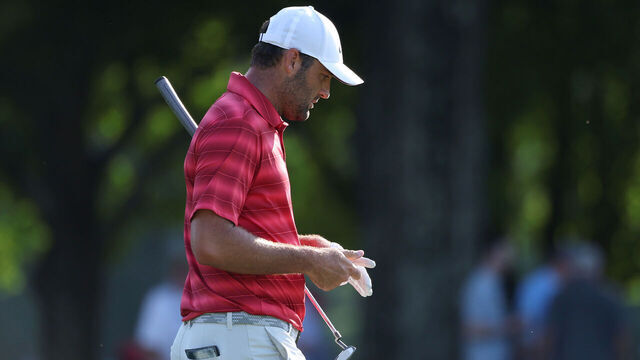 ATLANTA, GEORGIA - AUGUST 29: Scottie Scheffler of the United States walks the 17th fairway during the third round of the TOUR Championship 2026 at East Lake Golf Club on August 29, 2026 in Atlanta, Georgia.