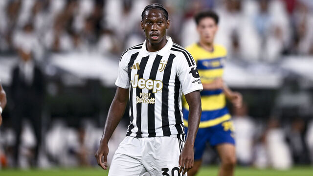 TURIN, ITALY - AUGUST 29: Jonathan David of Juventus during the Serie A football match between Juventus and Parma Calcio at Allianz Stadium on August 29, 2026 in Turin, Italy.
