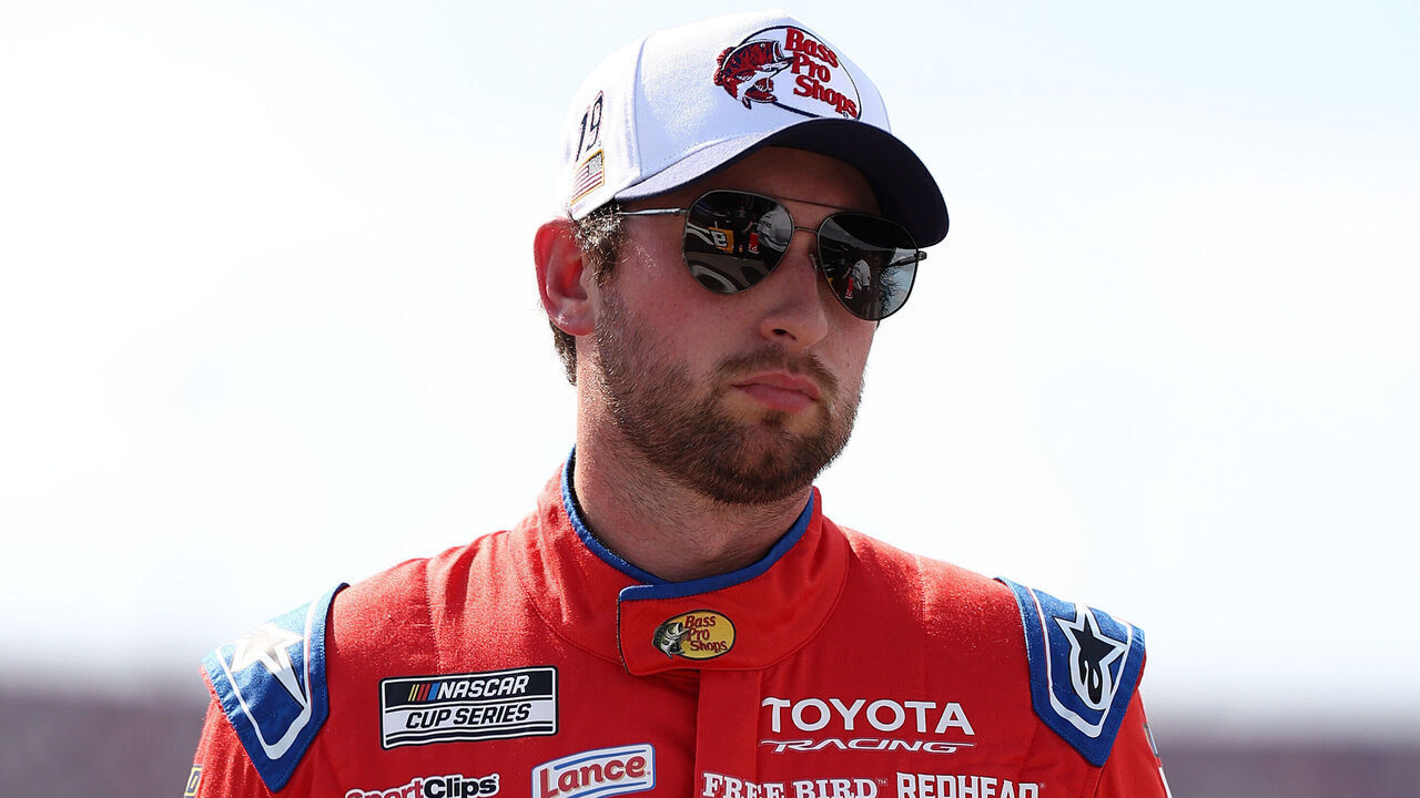 DARLINGTON, SOUTH CAROLINA - SEPTEMBER 05: Chase Briscoe, driver of the #19 Bass Pro Shops Toyota, looks on during practice for the NASCAR Cup Series Cook Out Southern 500 at Darlington Raceway on September 05, 2026 in Darlington, South Carolina.