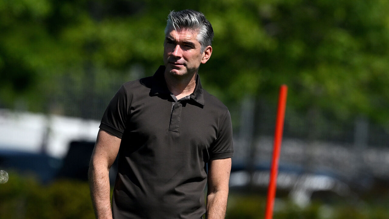 KIRKBY, ENGLAND - JULY 09: (THE SUN OUT, THE SUN ON SUNDAY OUT) Sporting director Richard Hughes of Liverpool during an U21 training session at AXA Training Centre on July 09, 2026 in Kirkby, England.