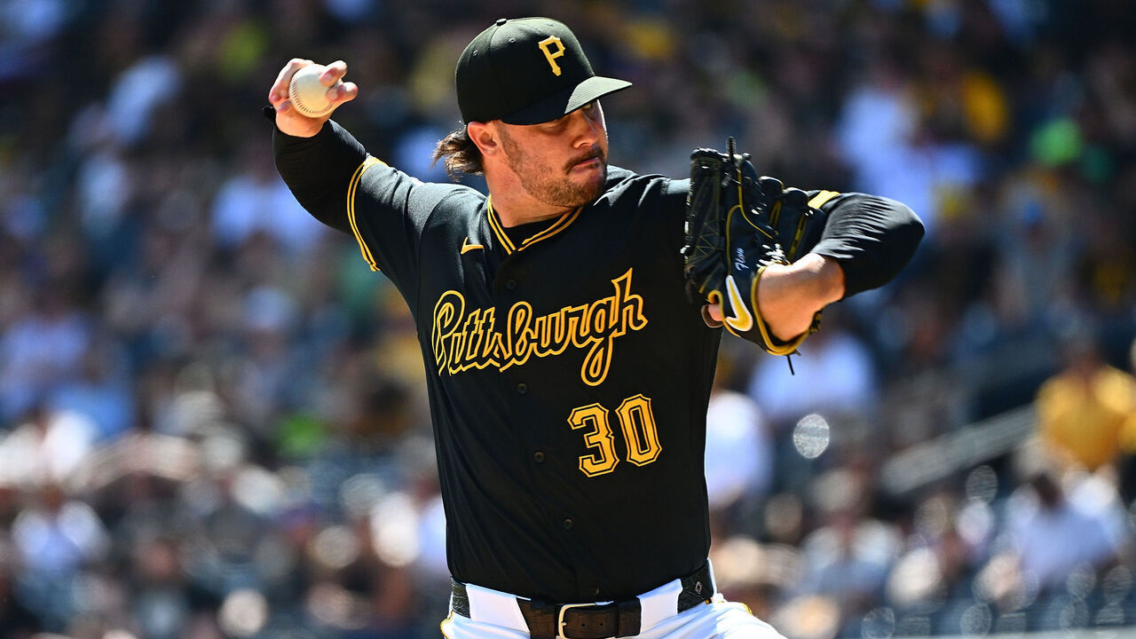PITTSBURGH, PENNSYLVANIA - SEPTEMBER 6: Paul Skenes #30 of the Pittsburgh Pirates pitches in the first inning during the game against the Los Angeles Angels at PNC Park on September 6, 2026 in Pittsburgh, Pennsylvania.