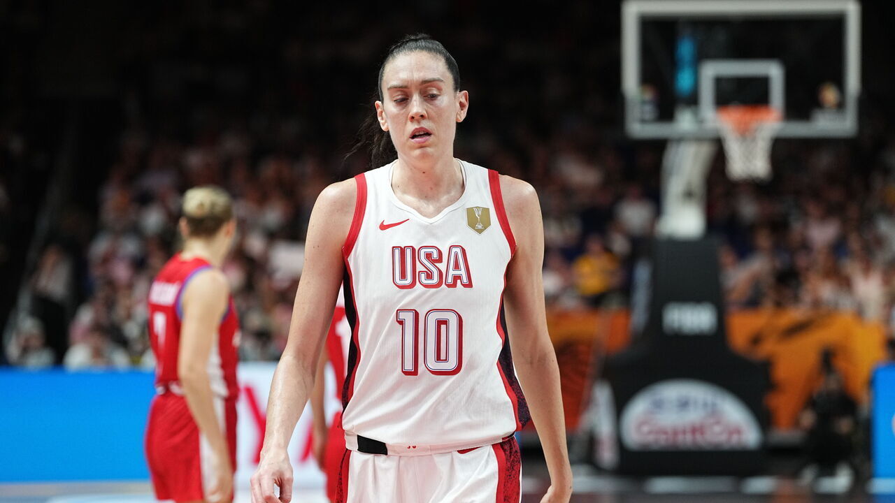 Breanna Stewart during the Women's FIBA World Cup 2026 between Czechia and USA on September 7, 2026 in Berlin, Germany.