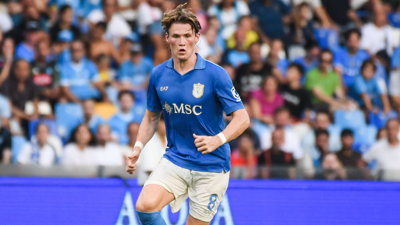 NAPLES, ITALY - AUGUST 30: Scott McTominay of SSC Napoli during the Serie A match between SSC Napoli and Como 1907 at Stadio Diego Armando Maradona on August 30, 2026 in Naples, Italy.