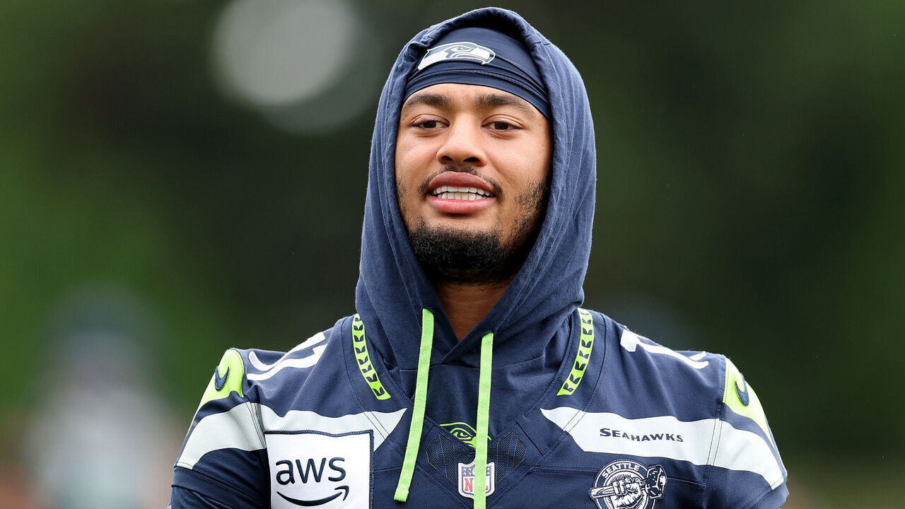 RENTON, WASHINGTON - JUNE 04: Jaxon Smith-Njigba #11 of the Seattle Seahawks works out during practice at Virginia Mason Athletic Center on June 04, 2026 in Renton, Washington.