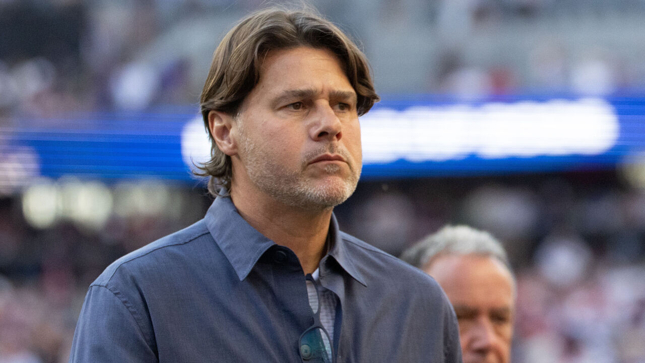 SEATTLE, WASHINGTON - JULY 6: Mauricio Pochettino of the United States walks to the locker room at halftime of the FIFA World Cup 2026 Round Of 16 match between USA and Belgium at Seattle Stadium on July 6, 2026 in Seattle, Washington.