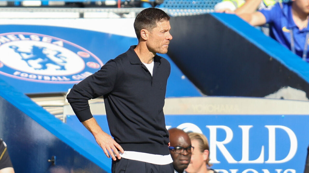 LONDON, ENGLAND - SEPTEMBER 12: Chelsea manager Xabi Alonso during the Premier League 2026/27 match between Chelsea FC and Hull City at Stamford Bridge on September 12, 2026 in London, England.
