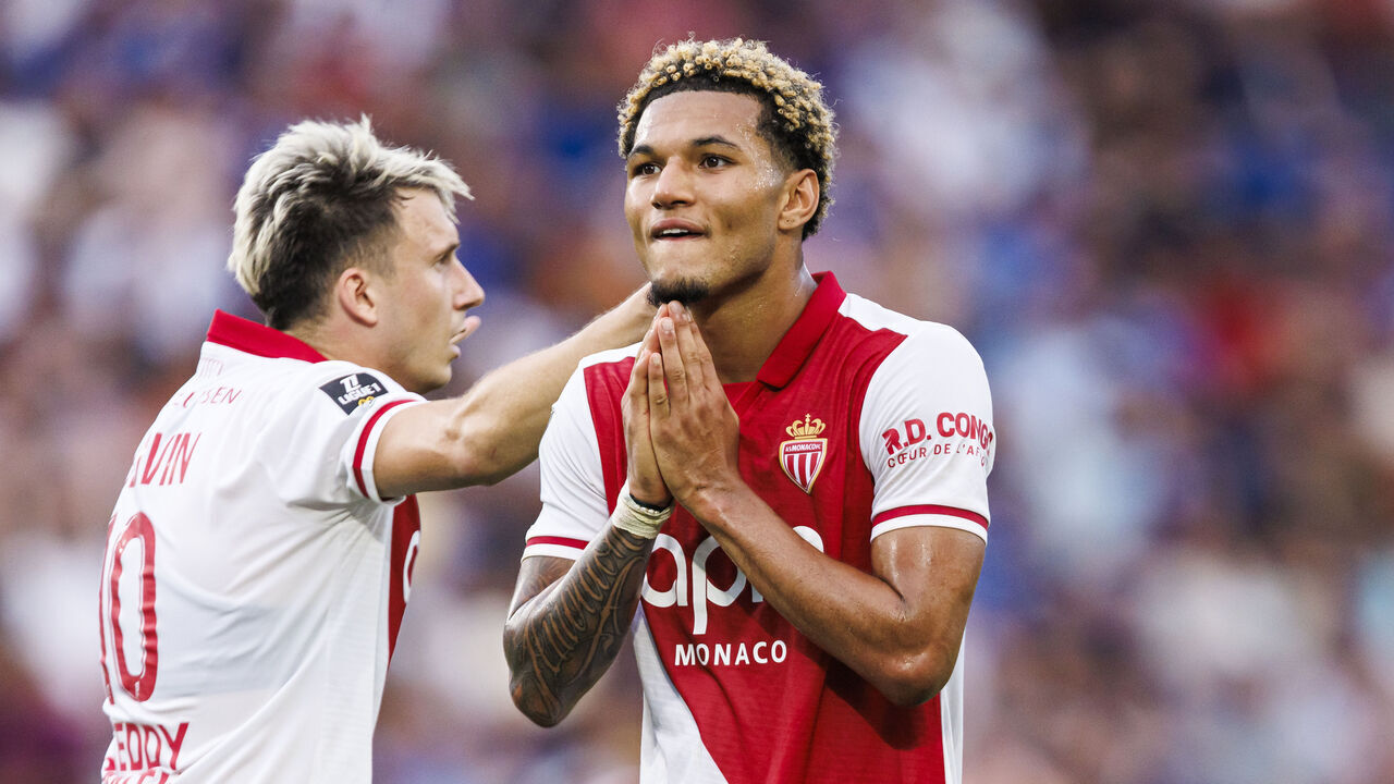 STRASBOURG, FRANCE - SEPTEMBER 12: Paris Brunner of AS Monaco during the Ligue 1 McDonald's 2026/27 match between Racing Club de Strasbourg Alsace and AS Monaco at Stade de la Meinau on September 12, 2026 in Strasbourg, France.