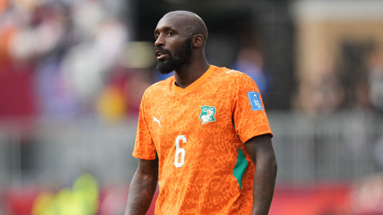 Seko Fofana (Ivory Coast) looks on during Group E FIFA World Cup 2026, Germany v Cote D'Ivoire, Toronto Stadium, Toronto, Canada on June 20 2026.