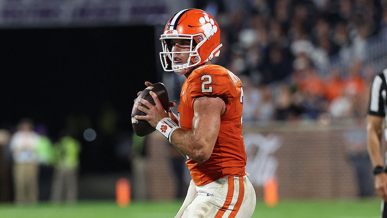 CLEMSON, SC - SEPTEMBER 12: Clemson Tigers quarterback Tait Reynolds (2) during a college football game between the Georgia Southern Eagles and the Clemson Tigers on September 12, 2026, at Memorial Stadium in Clemson, S.C.