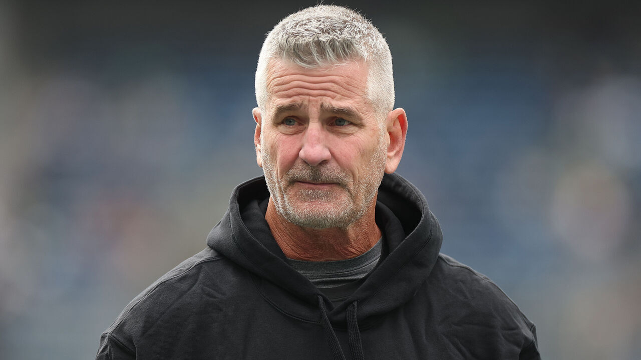 SEATTLE, WASHINGTON - SEPTEMBER 24: Head coach Frank Reich of the Carolina Panthers before a game against the Seattle Seahawks at Lumen Field on September 24, 2023 in Seattle, Washington.