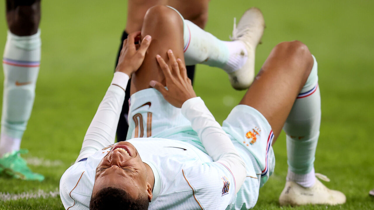KOCAELI, TURKIYE - SEPTEMBER 25: Kylian Mbappe (10) of France injures during the UEFA Nations League A League Group 1 match between Turkiye and France at Kocaeli Stadium in Kocaeli, Turkiye, on September 25, 2026.