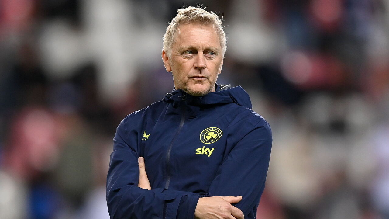 Debrecen , Hungary - 27 September 2026; Republic of Ireland head coach Heimir Hallgrimsson before the UEFA Nations League B match between Israel and the Republic of Ireland at Nagyerdei Stadion in Debrecen, Hungary.