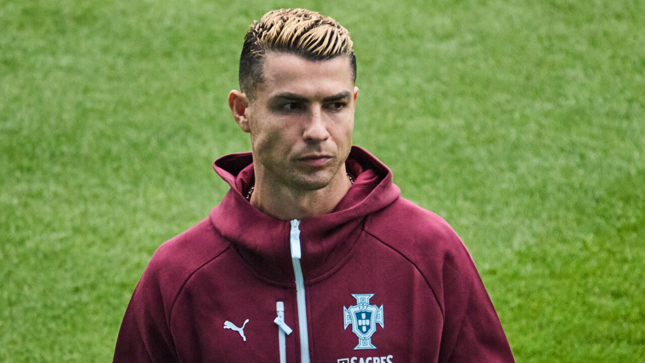 Cristiano Ronaldo of Portugal attends a national team training session at Eleda Stadion in Malmo, Sweden, on September 29, 2026. Portugal is based in Malmo ahead of its Nations League match against Denmark in Copenhagen on Thursday.