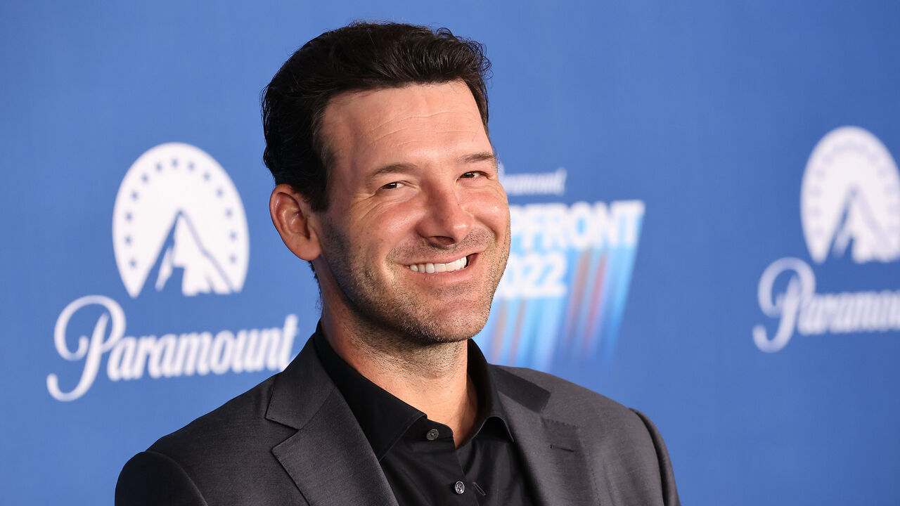 NEW YORK, NEW YORK - MAY 18: Tony Romo attends the 2022 Paramount Upfront at 666 Madison Avenue on May 18, 2022 in New York City.