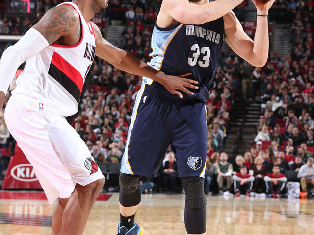 Grizzlies' Gasol dealing with right knee pain