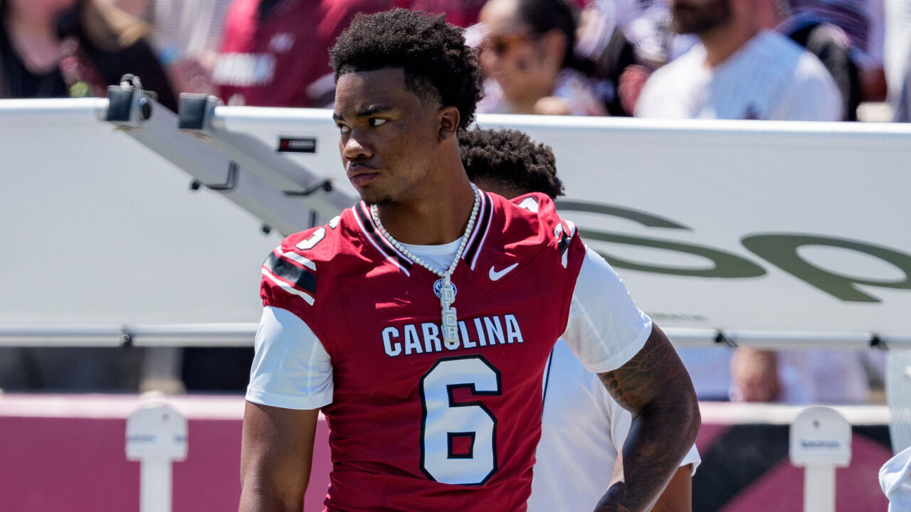 COLUMBIA, SOUTH CAROLINA - SEPTEMBER 05: Dylan Stewart #6 of the South Carolina Gamecocks looks on during their game against the Kent State Golden Flashes at Williams-Brice Stadium on September 05, 2026 in Columbia, South Carolina.