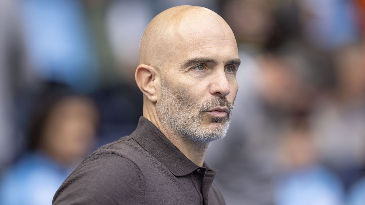 Manchester City manager Enzo Maresca during the Premier League match between Manchester City and Sunderland at the Etihad Stadium in Manchester, on September 20, 2026.