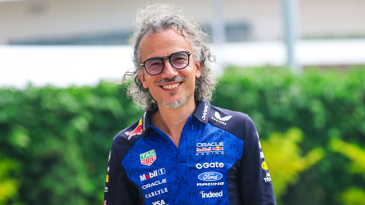 SINGAPORE, SINGAPORE - OCTOBER 11: Red Bull Racing CEO and Team Principal Laurent Mekies walks in the paddock during the F1 Grand Prix of Singapore at Marina Bay Street Circuit on October 11, 2026 in Singapore, Singapore.
