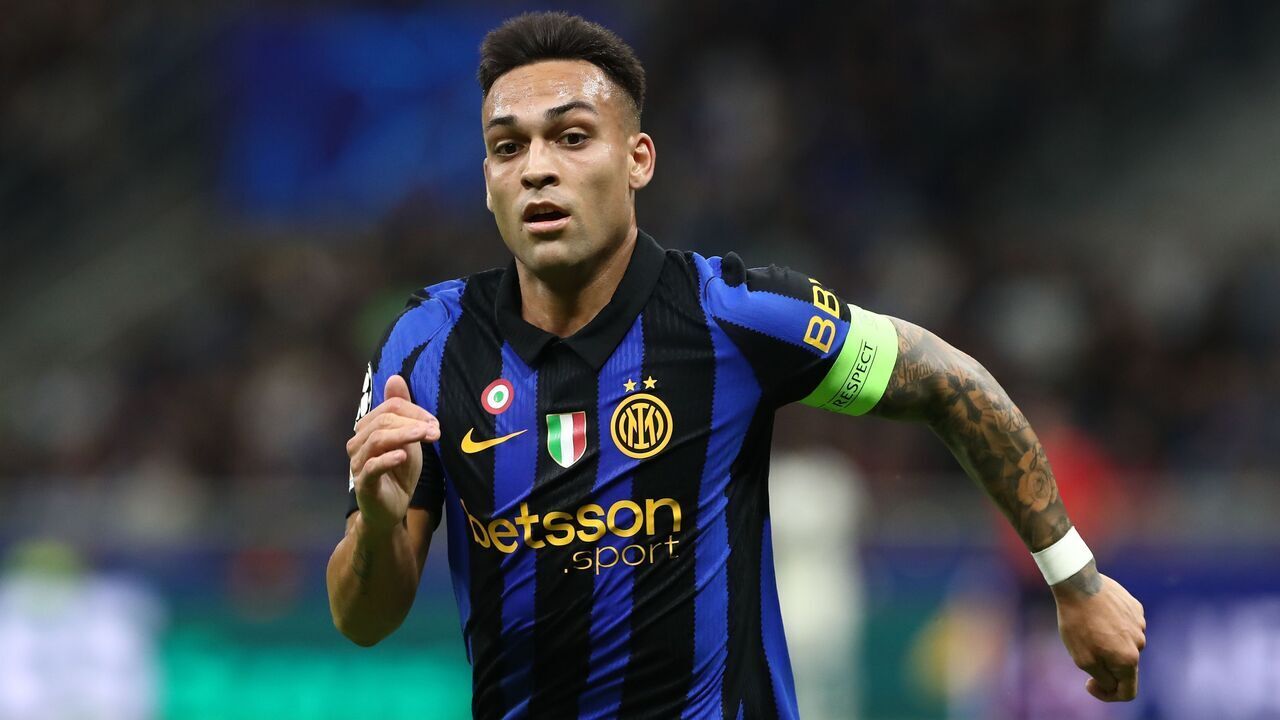MILAN, ITALY - OCTOBER 13: Lautaro Martinez of FC Internazionale looks onduring the UEFA Champions League 2026/27 League Phase MD2 match between FC Internazionale Milano and Club Brugge KV at Stadio San Siro on October 13, 2026 in Milan, Italy.