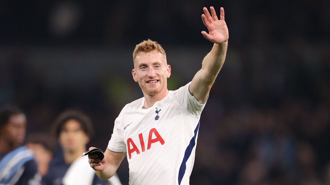 Dejan Kulusevski of Tottenham Hotspur at full time during the Premier League match between Tottenham Hotspur and Coventry City at Tottenham Hotspur Stadium in London, United Kingdom, on October 19, 2026.