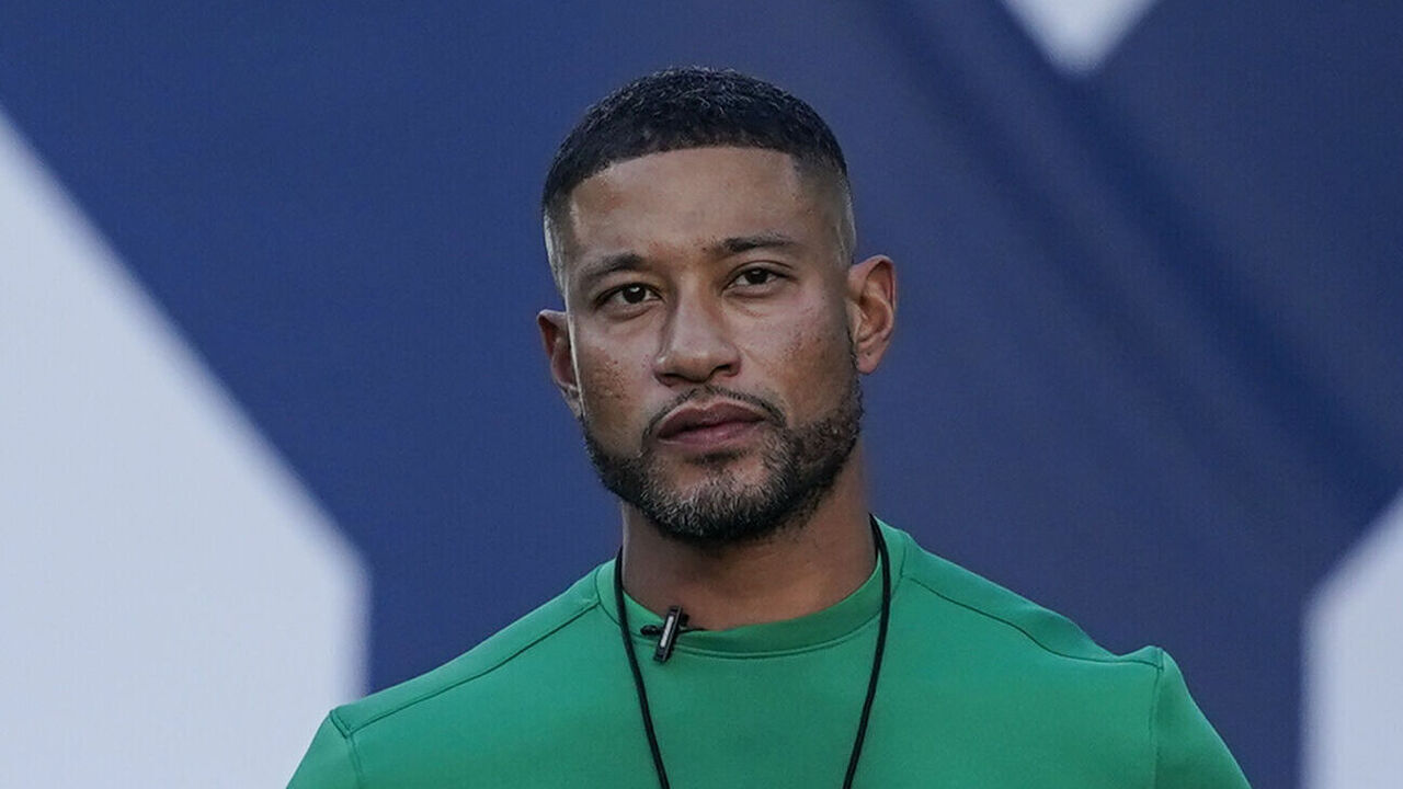PROVO, UT - OCTOBER 17: Notre Dame Fighting Irish head coach Marcus Freeman seen prior to a college football game between the Notre Dame Fighting Irish and the BYU Cougars on October 17, 2026 at LaVell Edwards Stadium in Provo, UT.