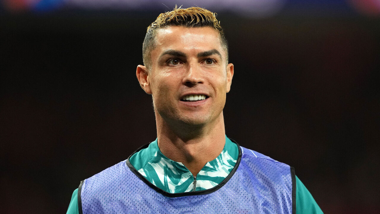 OSLO, NORWAY - SEPTEMBER 27: Cristiano Ronaldo of Portugal looks on as a substitute during the UEFA Nations League 2026/27 group phase match between Norway and Portugal at Ullevaal Stadion on September 27, 2026 in Oslo, Norway.