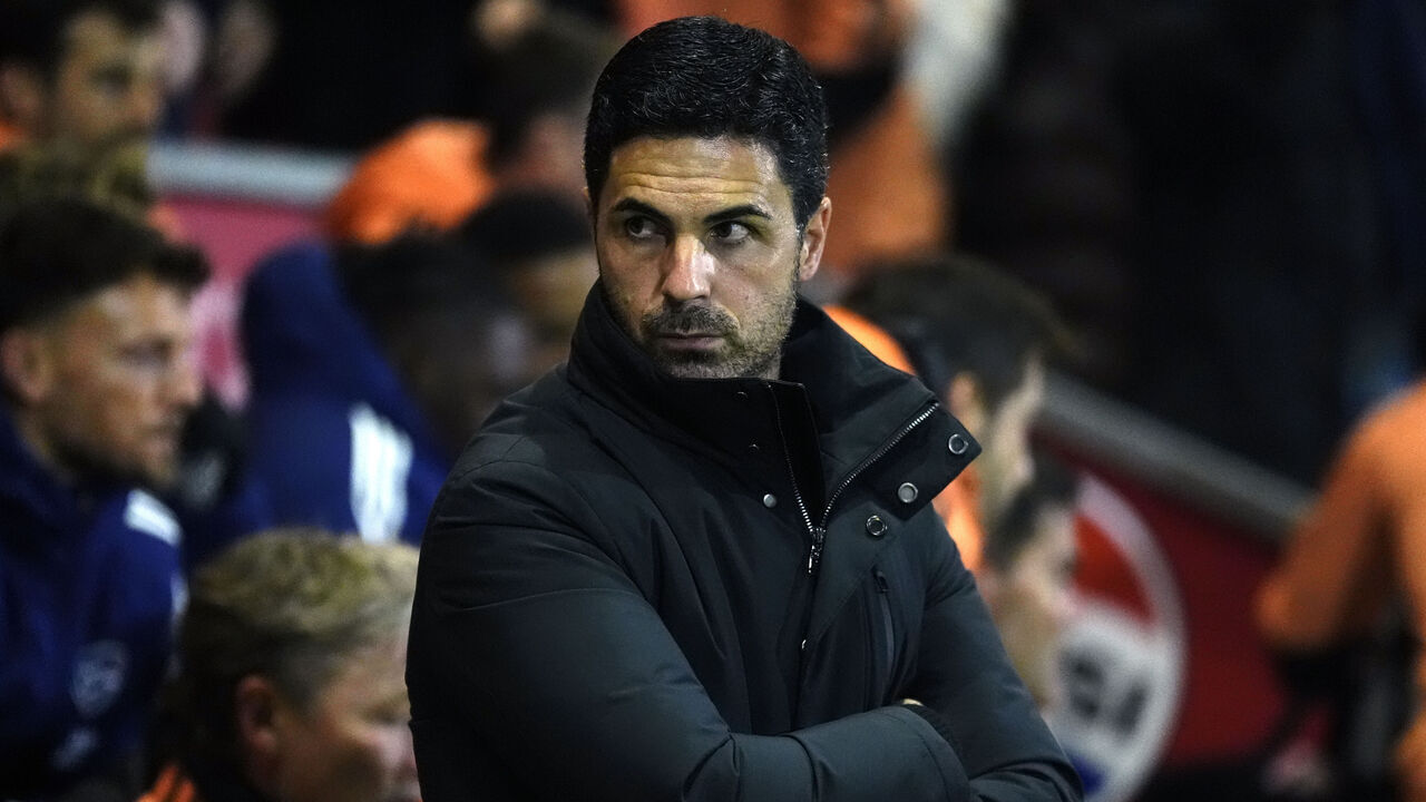 Arsenal manager Mikel Arteta ahead of the Carabao Cup, fourth round match at Highbury Stadium, Fleetwood. Picture date: Tuesday October 27, 2026.