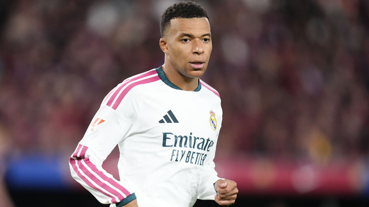 Kylian Mbappe centre-forward of Real Madrid and France during the LaLiga EA Sports 2026/27 match between FC Barcelona and Real Madrid at Spotify Camp Nou on October 25, 2026 in Barcelona, Spain.