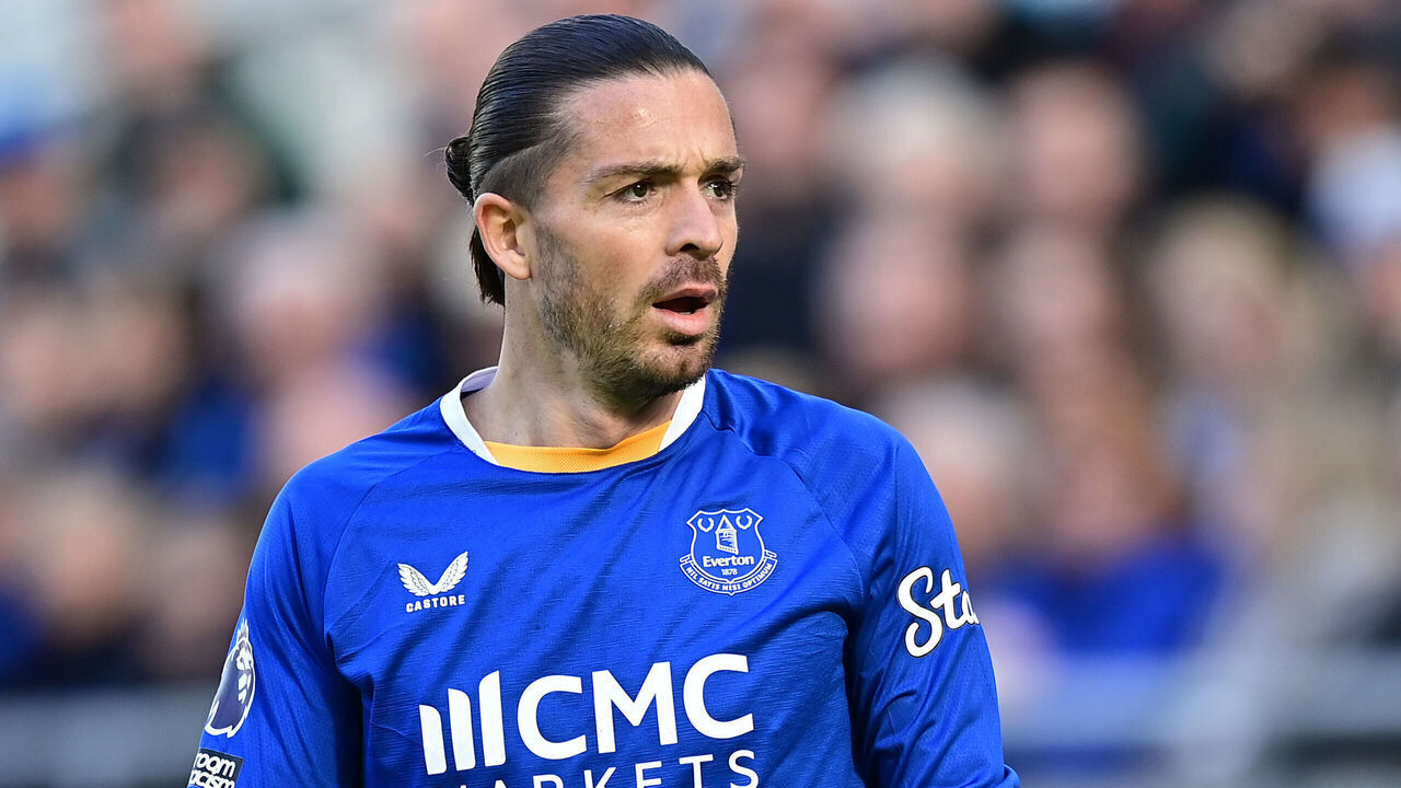 LIVERPOOL, ENGLAND - OCTOBER 17: Everton's Jack Grealish in action during the Premier League 2026/27 match between Everton and Chelsea FC at Hill Dickinson Stadium on October 17, 2026 in Liverpool, United Kingdom.